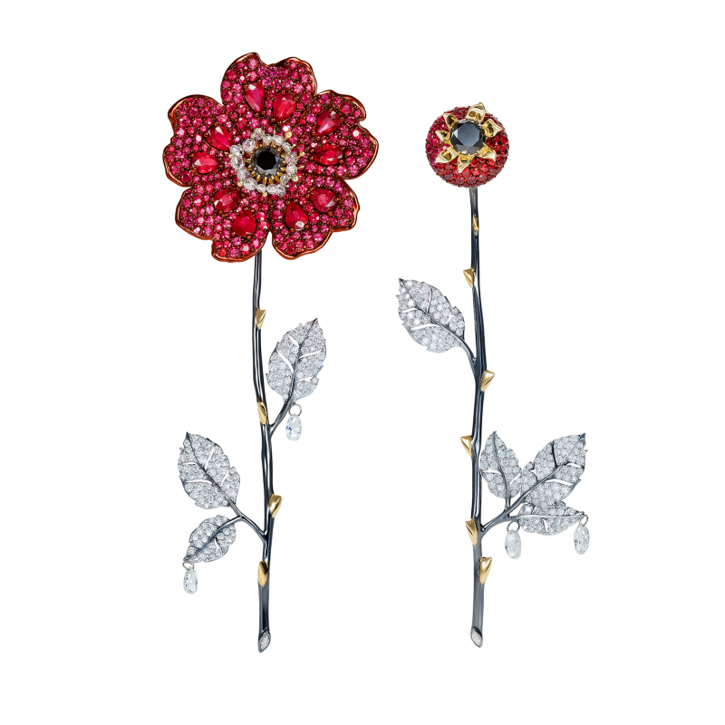 Briar Rose Earrings BRE1.04.15 Sybarite Jewellery - image 0
